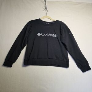 Columbia Black Boxy Relaxed Sweatshirt
